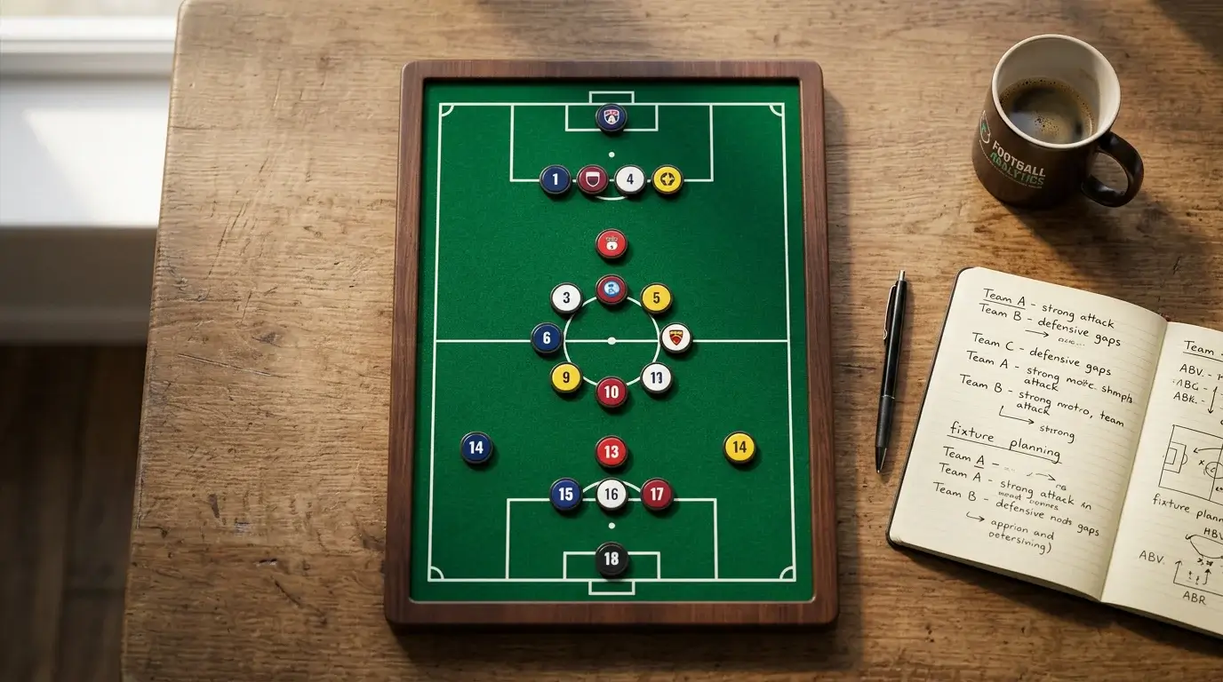 Campo de fútbol con alineación táctica de 18 equipos de la Ligue 1 en formato competitivo